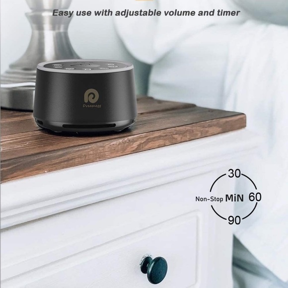 White Noise Machine for Sleeping with 24 Calming Sound, Ambient Nightlight - Picture 2 of 5